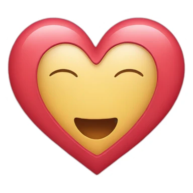 Heart banded sticker