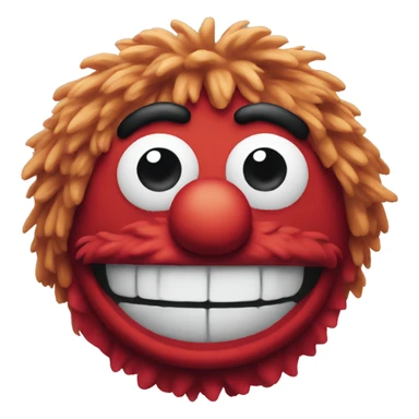 A muppet. sticker