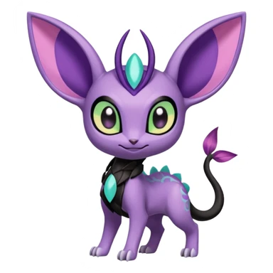 Meloetta-Espeon-Spyro-Toothless-Stitch-Pokémon-Fakémon-creature-hybrid sticker