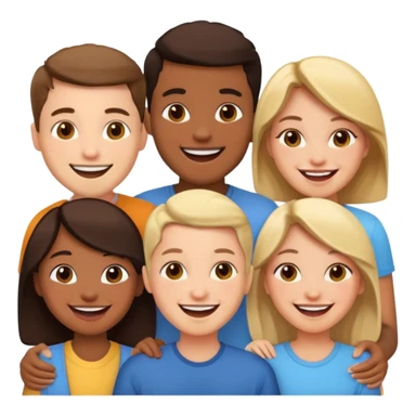 Friends talking sticker