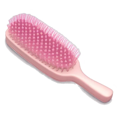Light pink hairbrush sticker
