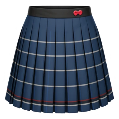 black plaid scottish skirt sticker