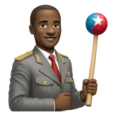 le président de la République démocratique du Congo entré de faire du sport sticker