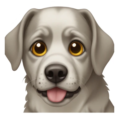 dog with one eye sticker