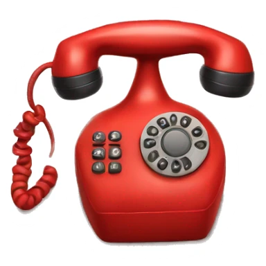 red phone sticker