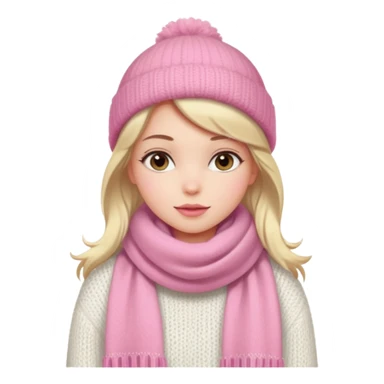 Clean girl/coquette invernali sticker