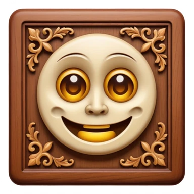 Wood carving sticker