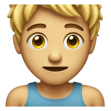 Sweating face sticker