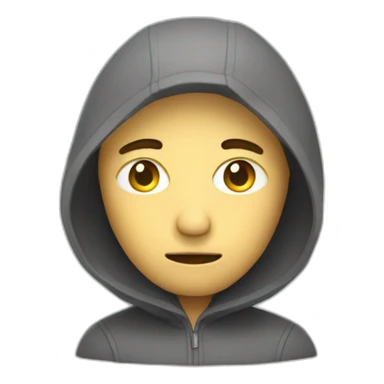 a programmer with tired face sticker