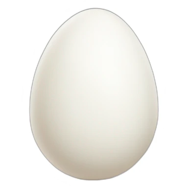 normal white egg sticker