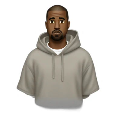 kanye west vultures hoodie emoji sticker