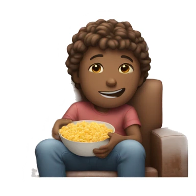 watching movie sticker