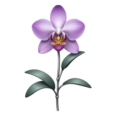 Sliver Orchid sticker
