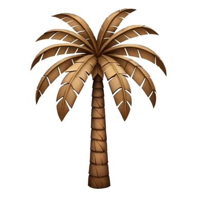 Palm tree withour leafs sticker