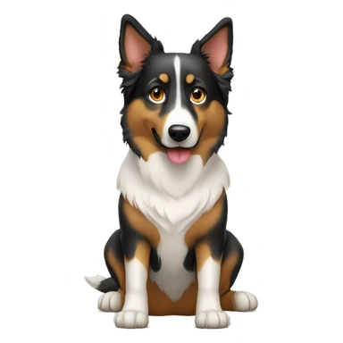 American mini shepherd  sticker