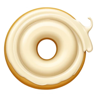 just Cream without a plate or a cake sticker