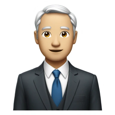 asian politician  sticker