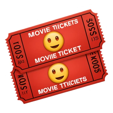 2 tickets sticker