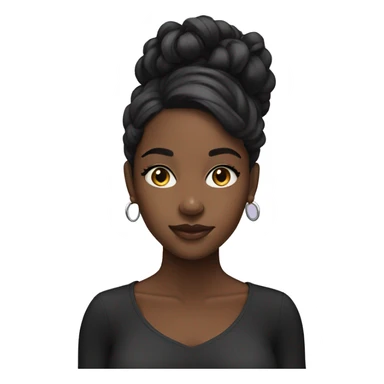 gorgeous black girl  sticker