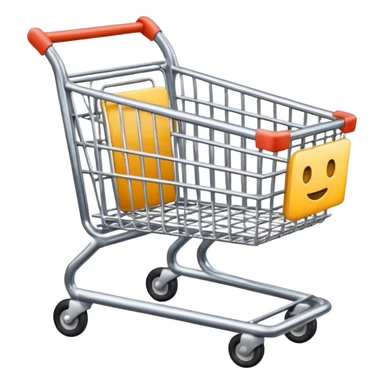 Shopping cart sticker