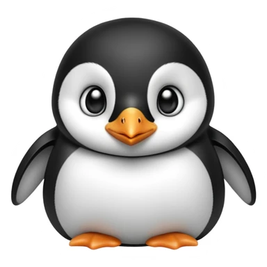 cinematic-noble-baby-penguin-portrait-emoji,-poised-with-an-air-of-innocent-regality,-featuring-soft,-downy-feathers-in-crisp-black-and-white-and-wide,-soulful-eyes,-simplified-yet-sharp-and-sophisticated-features,-highly-detailed,-glow (4) sticker