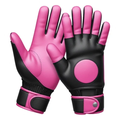gym gloves isometric view female sticker