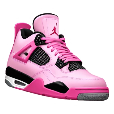 pink jordan 4 sticker