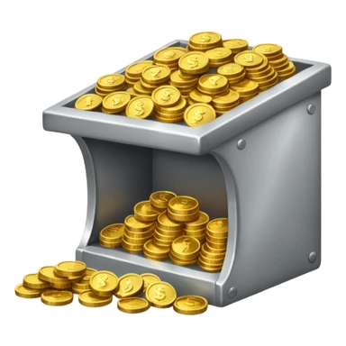 Stall with Coins  sticker