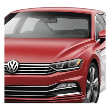 VW PASSAT red sticker