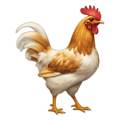 Chicken stripa sticker