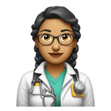 ntutricionista mulher com jaleco e fita metrica sticker