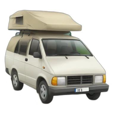 Gitan avec caravane sticker