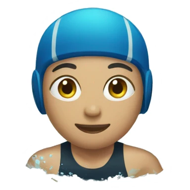 Professional swimmer swimming sticker