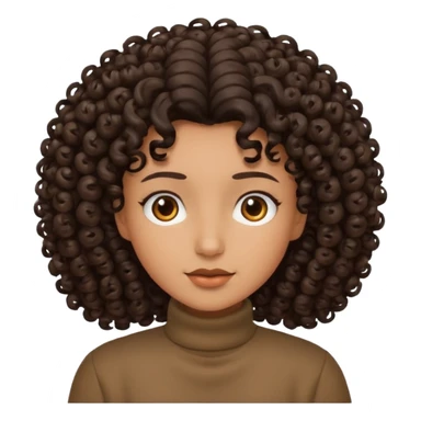 Cabelo cacheado sticker