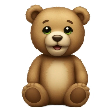 Teddy bear sticker