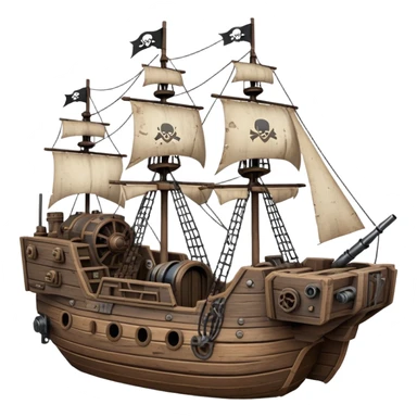 pirate star wars ship sticker