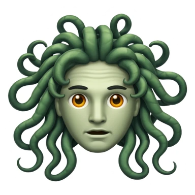 A male version of of Medusa sticker