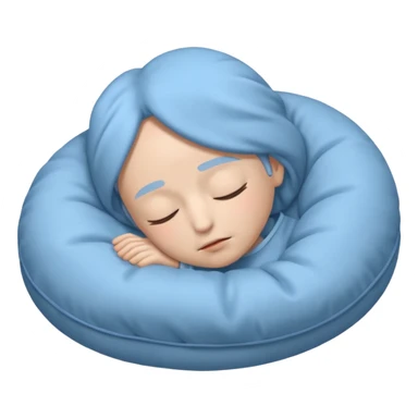 REM Sleep in the style of an iOS emoji sticker