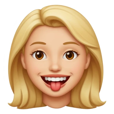 smiley qui se mord les levre  de maniere sexy sticker