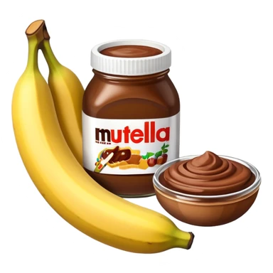 Bananas and Nutella  sticker