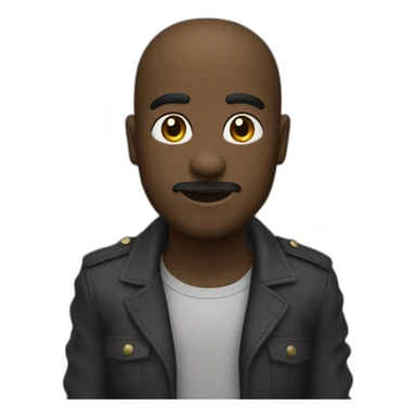 Un noir qui boit de leau sticker