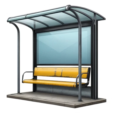 bus stop sticker