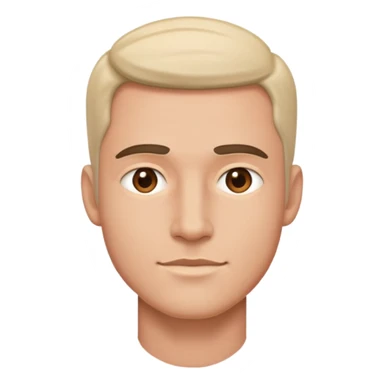 realistic portrait of a man sticker