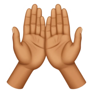 Hiding in hands sticker