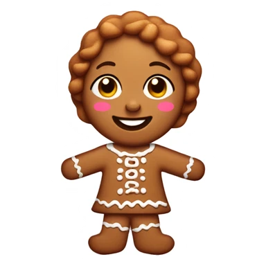 Gingerbread girl  sticker