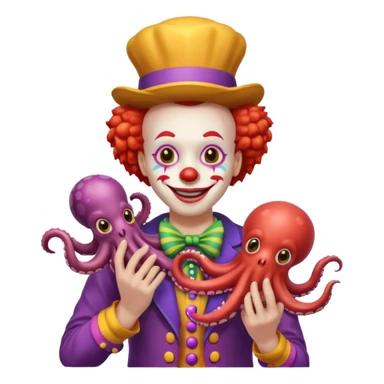 🐙🤡 sticker