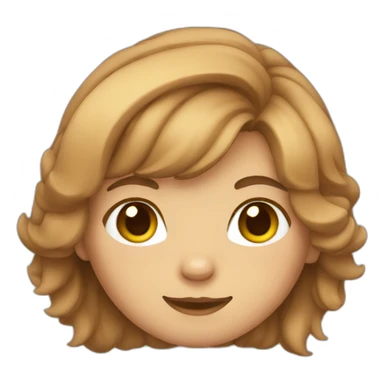 Cat whit light brown hair sticker