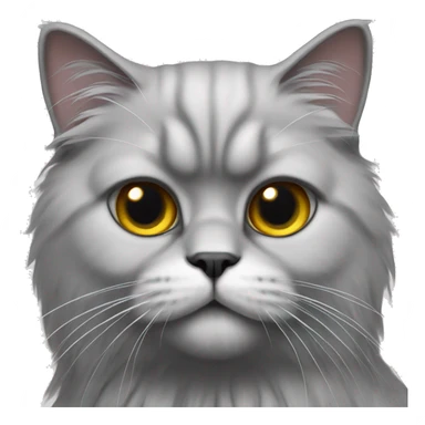 Persian cat gray  sticker