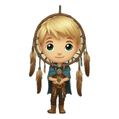 Boy Sorcerer - Dream Catcher sticker