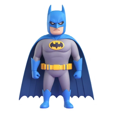 batman character 3D Microsoft fluent emoji sticker